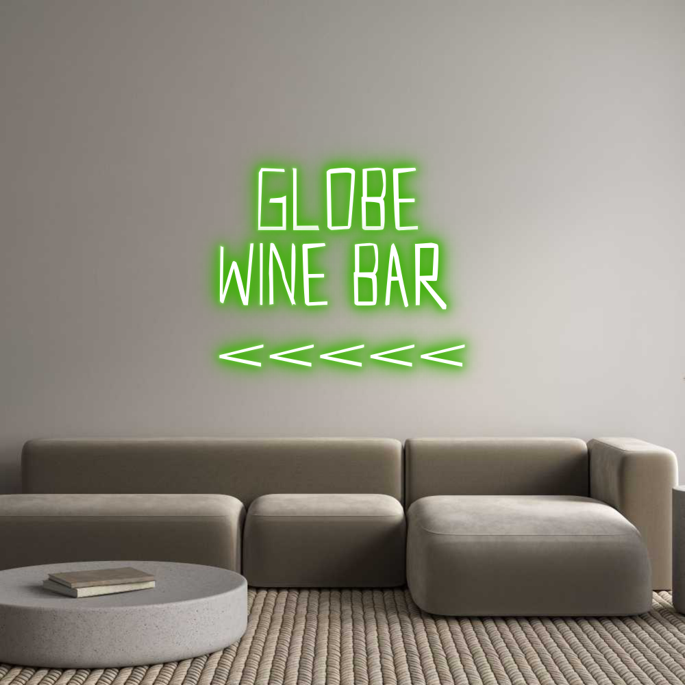 Custom Neon Sign Online Editor GLOBE
Wine...