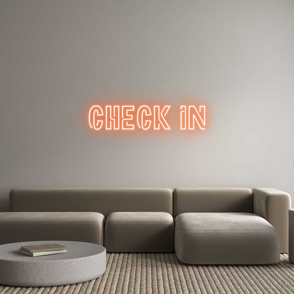 Custom Neon Sign Online Editor check in