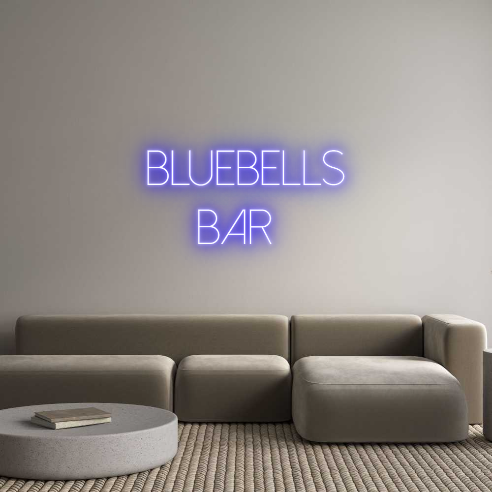 Custom Neon Sign Online Editor Bluebells
...