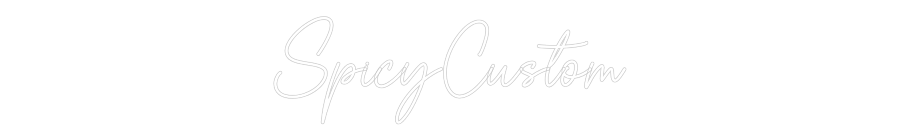 Custom Neon Sign Online Editor SpicyCustom