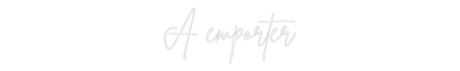 Custom Neon Sign Online Editor A emporter
