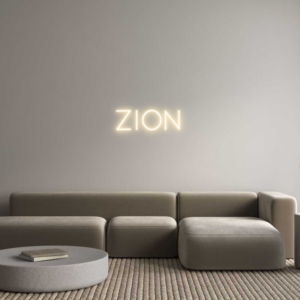 Custom Neon Sign Online Editor Zion
