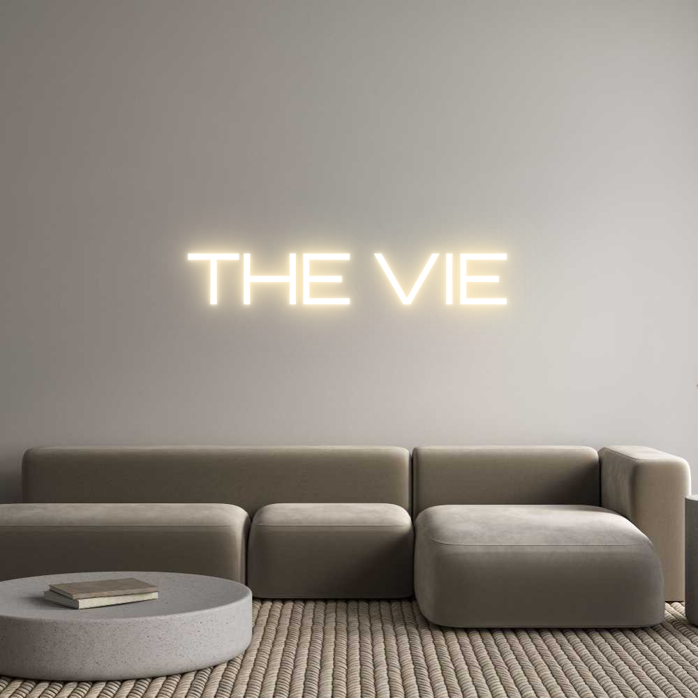 Custom Neon Sign Online Editor THE VIE