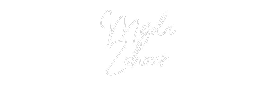 Custom Neon Sign Online Editor Mejda
Zohour