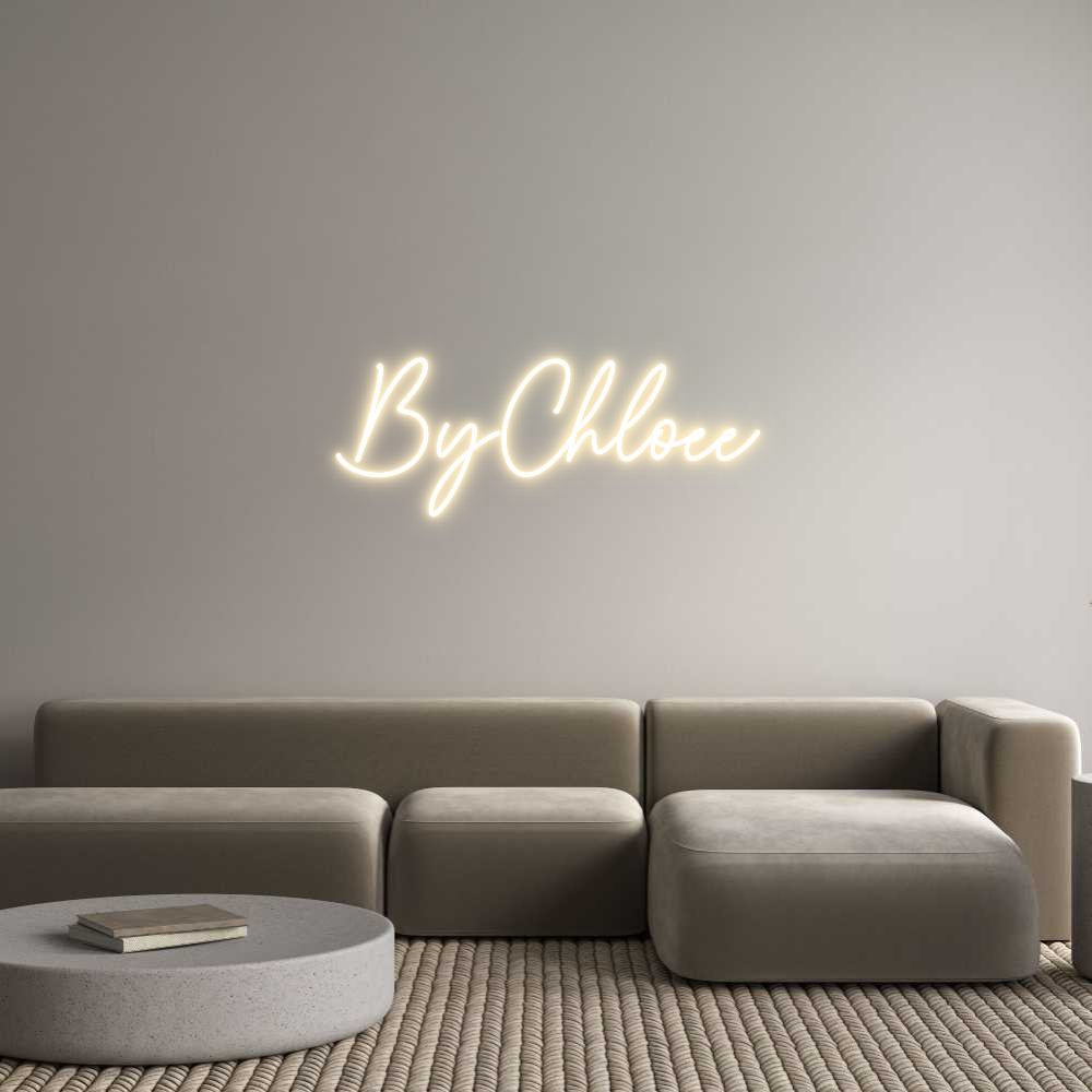 Custom Neon Sign Online Editor ByChloee