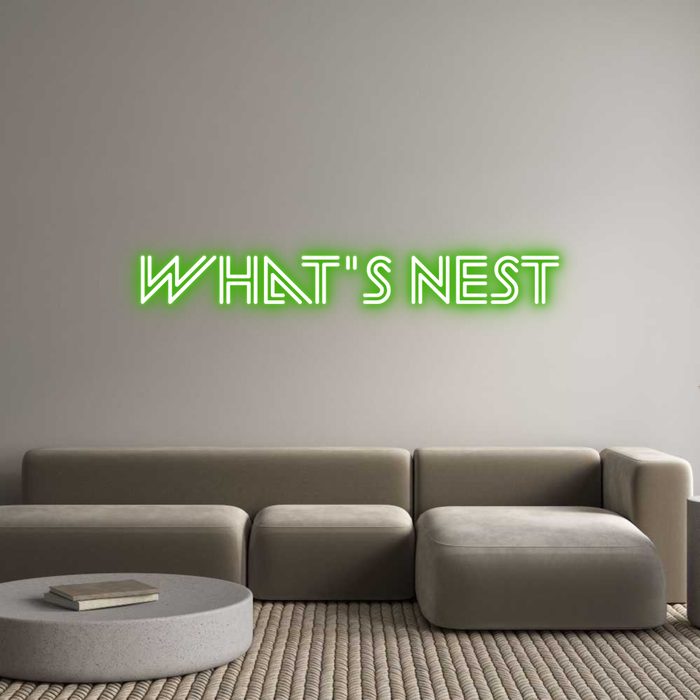 Custom Neon Sign Online Editor what's nest