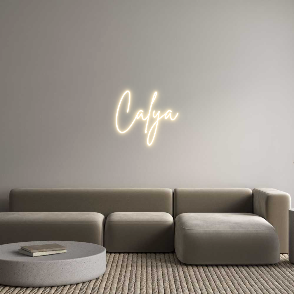 Custom Neon Sign Online Editor Calya