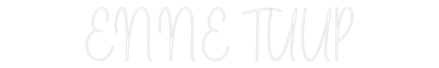 Custom Neon Sign Online Editor ENNE TUUP