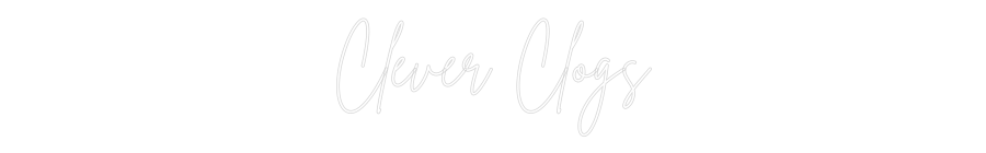 Custom Neon Sign Online Editor Clever Clogs