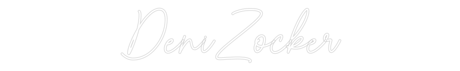 Custom Neon Sign Online Editor DeniZocker