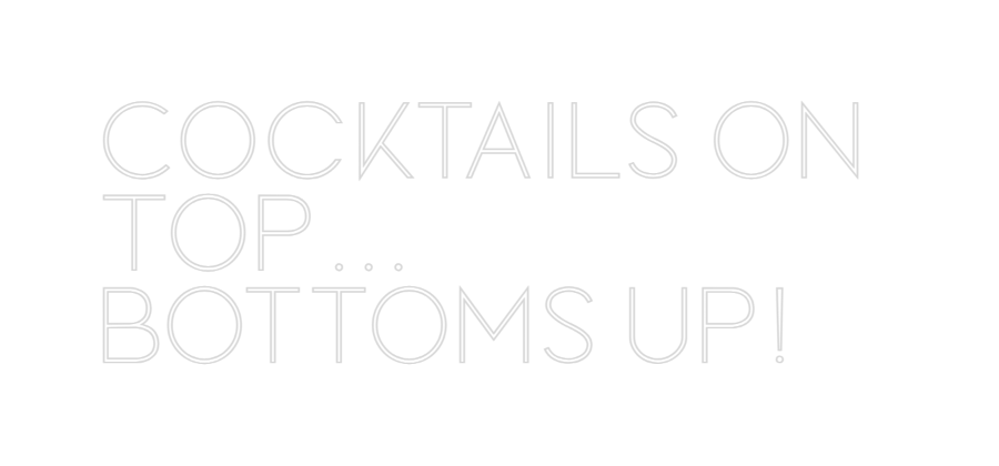 Editor online di insegne al neon personalizzate Cocktail su ...