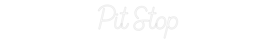 Custom Neon Sign Online Editor Pit Stop