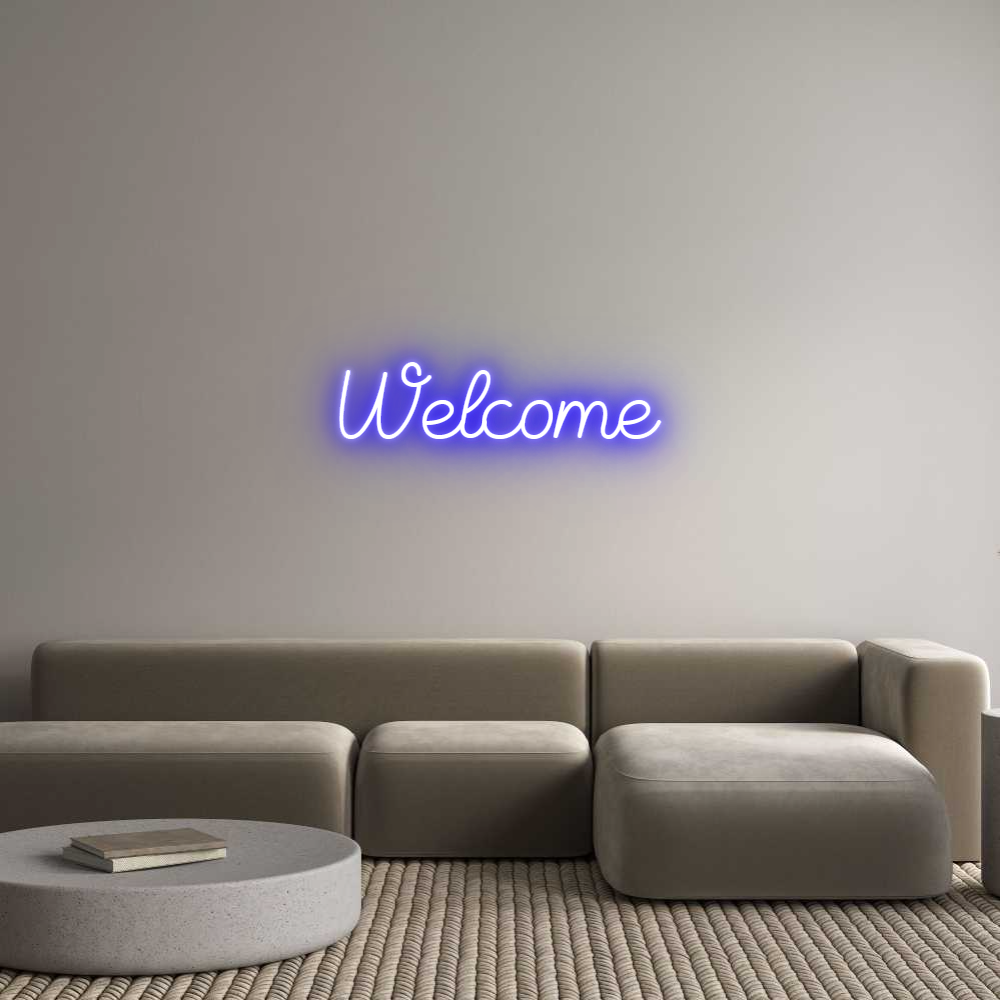 Custom Neon Sign Online Editor Welcome