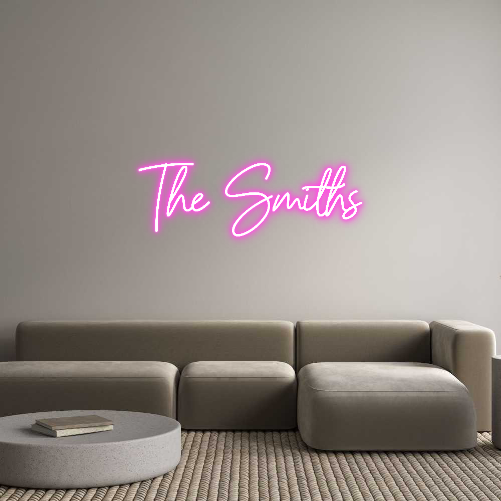 Custom Neon Sign Online Editor The Smiths