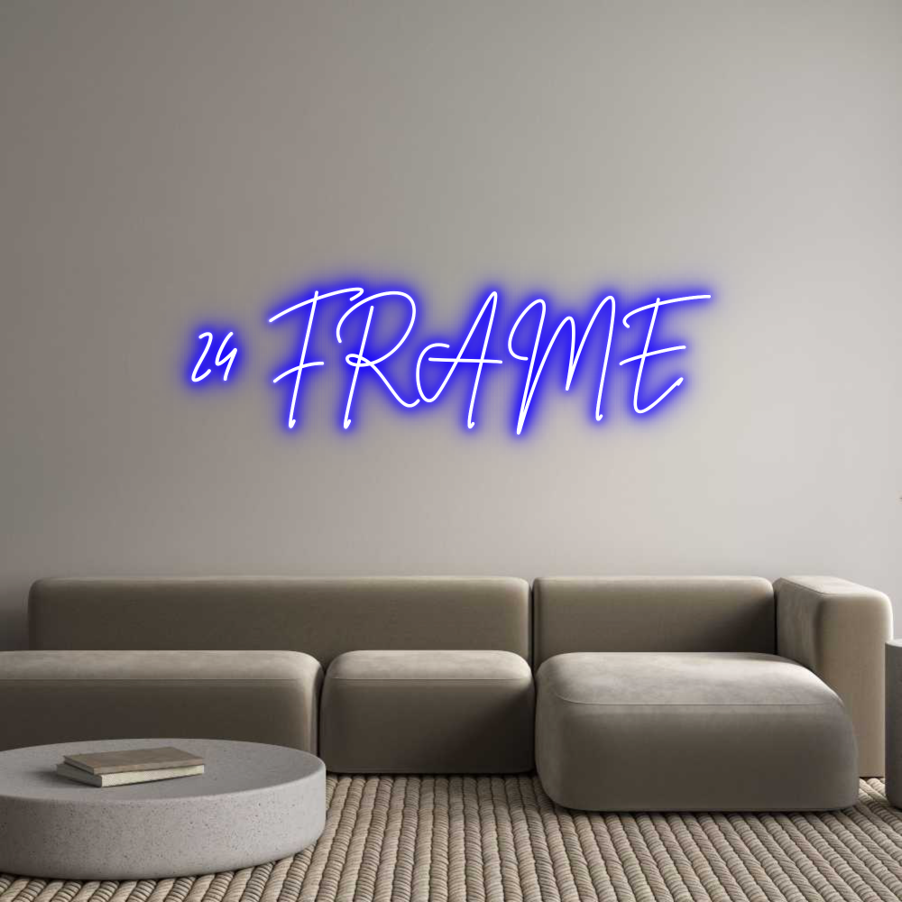 Custom Neon Sign Online Editor 24 FRAME