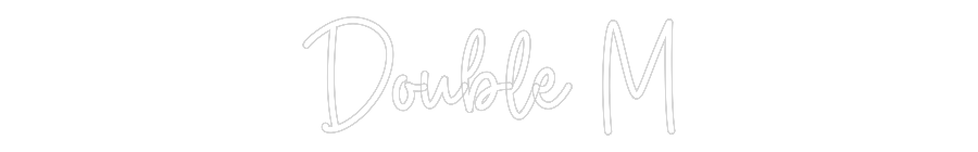 Custom Neon Sign Online Editor Double M