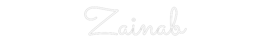 Custom Neon Sign Online Editor Zainab