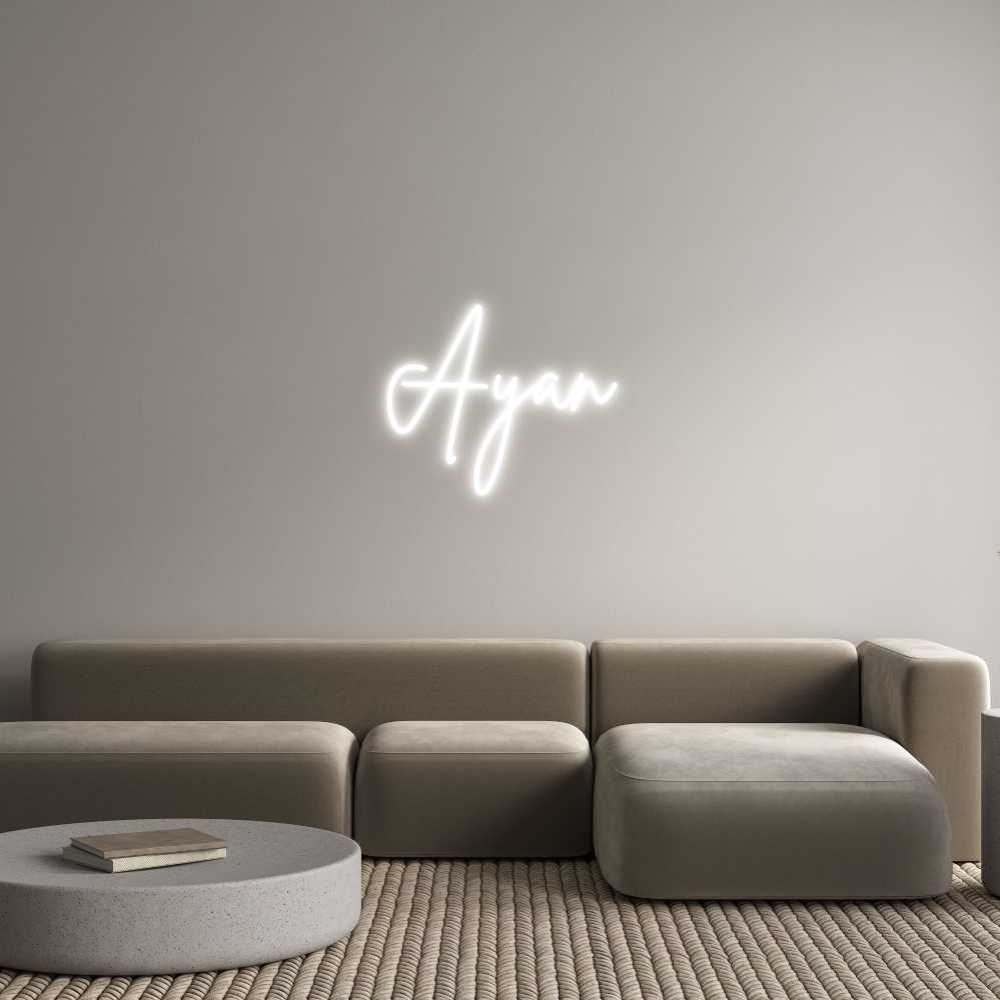 Custom Neon Sign Online Editor Ayan