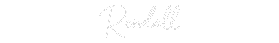 Custom Neon Sign Online Editor Rendall