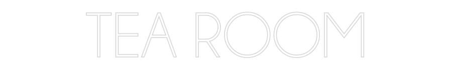 Insegna al neon retroilluminata personalizzata Editor online SALA DA TÈ