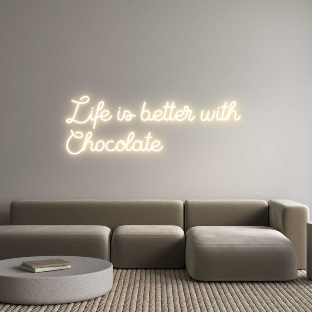 Custom Neon Sign Online Editor Life is bette...