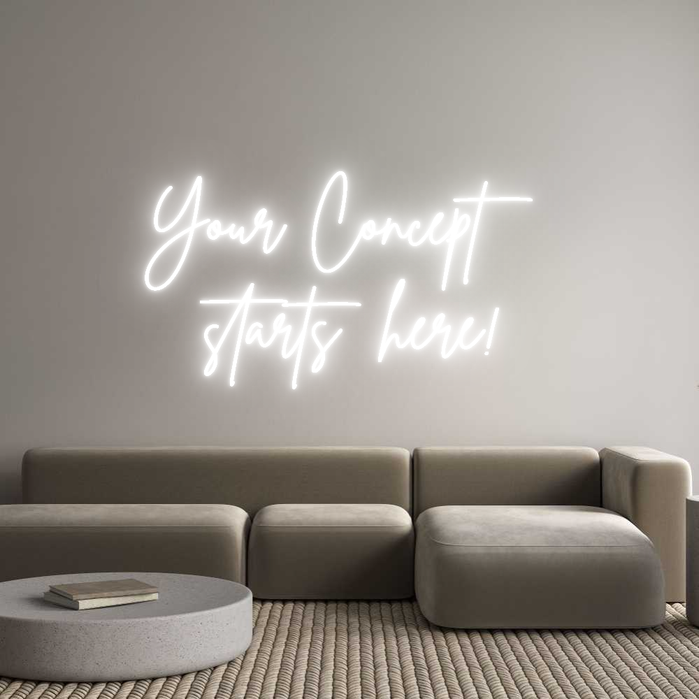 Editor online di insegne al neon personalizzate Il tuo concetto...