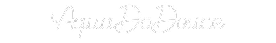 Custom Neon Sign Online Editor AquaDoDouce