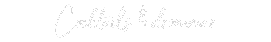 Editor online di insegne al neon personalizzate Cocktail e...