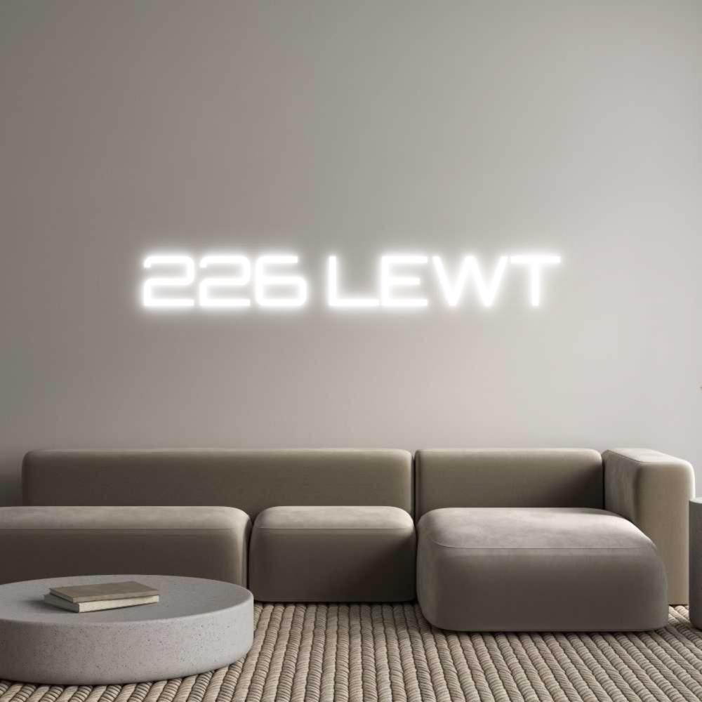 Custom Neon Sign Online Editor 226 LEWT