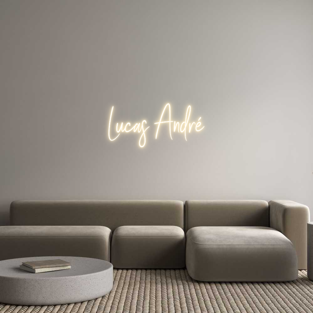 Custom Neon Sign Online Editor Lucas André