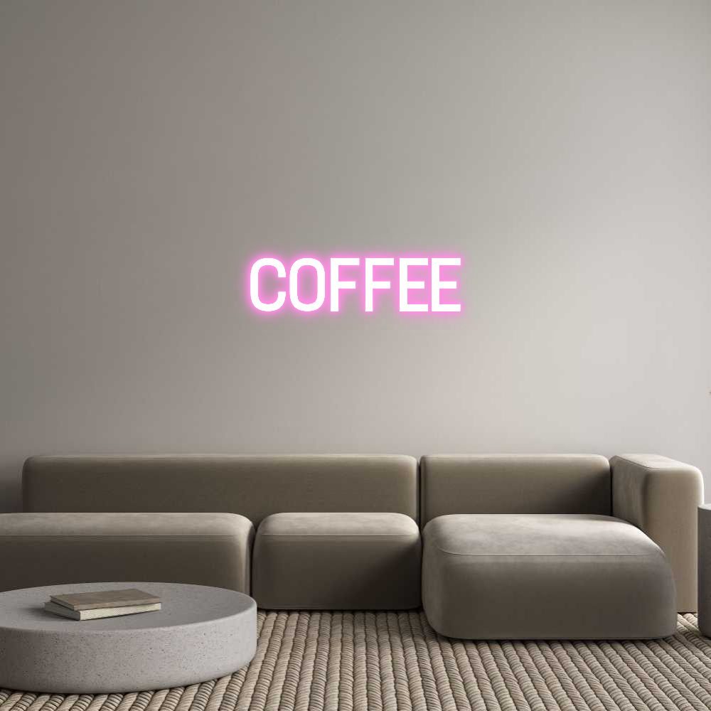 Custom Neon Sign Online Editor KAFFE