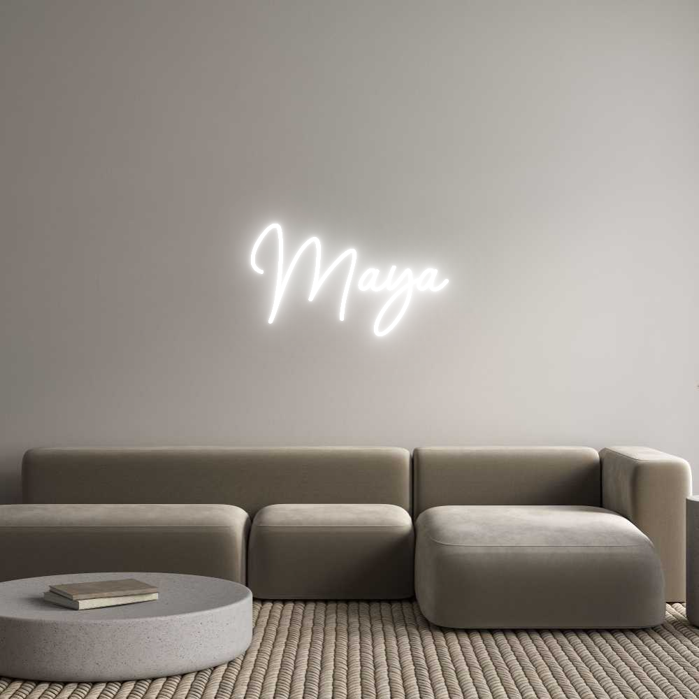 Custom Neon Sign Online Editor Maya