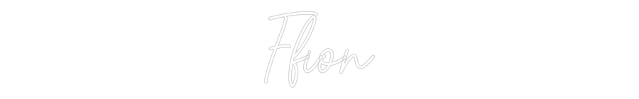 Custom Neon Sign Online Editor Ffion