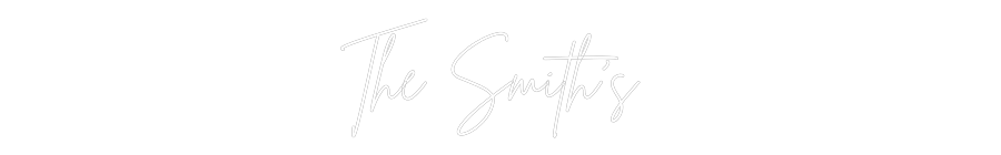 Custom Neon Sign Online Editor The Smith's
