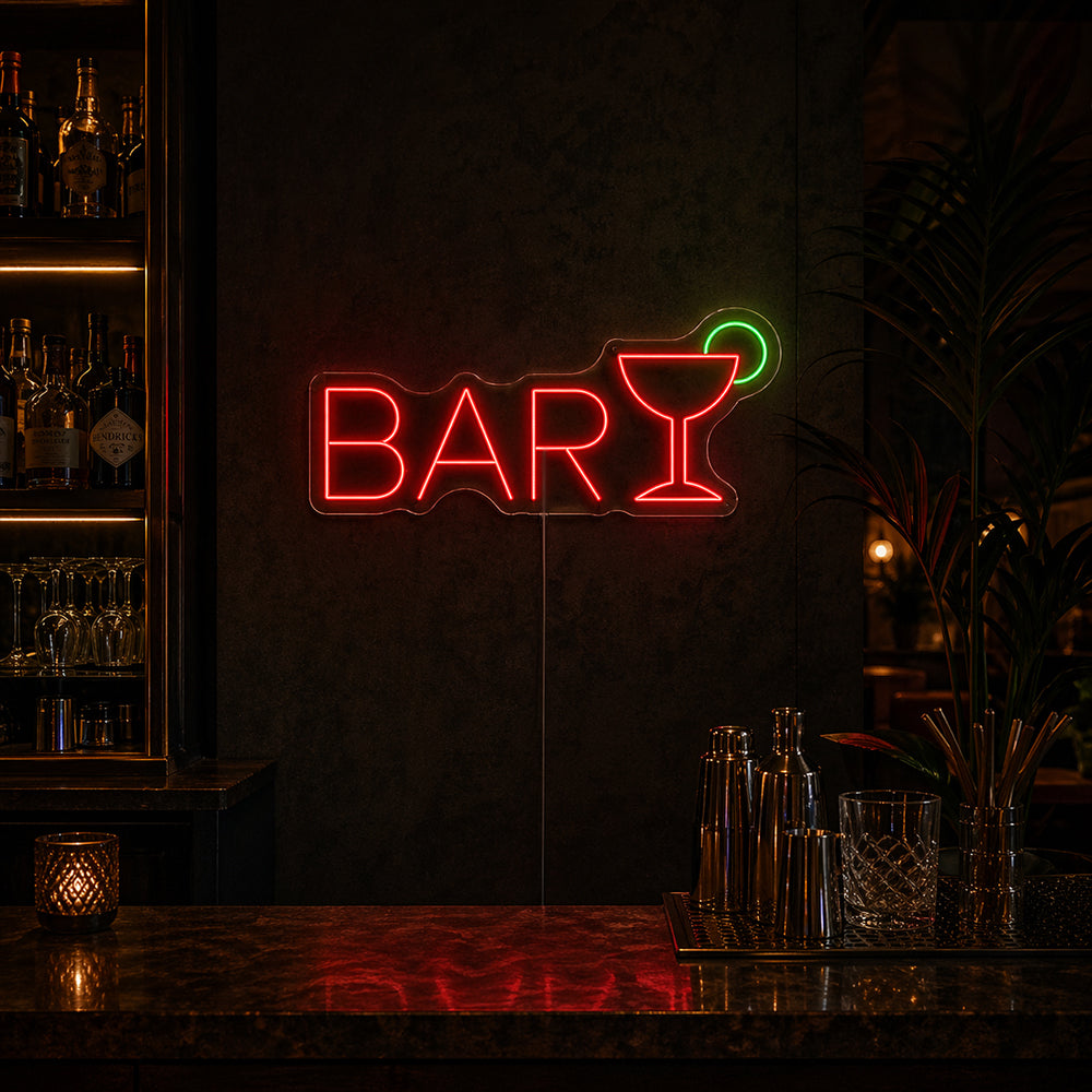 Bar Martini führte Neonschild - hergestellt in London Club Pub Neon Signs