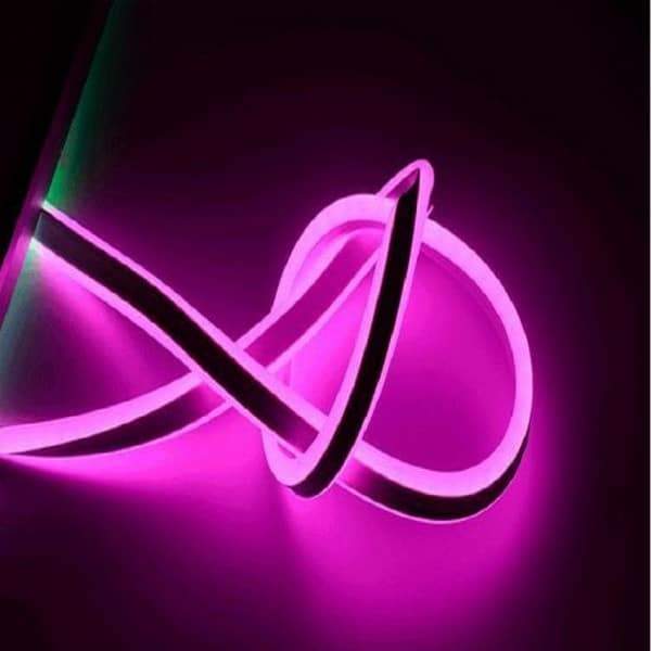 Bandes lumineuses roses double face 8 x 16 mm, 12 V