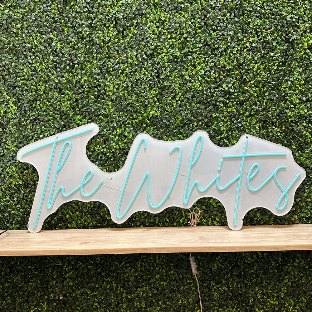 The Whites RS LED Neon Sign - Made In London