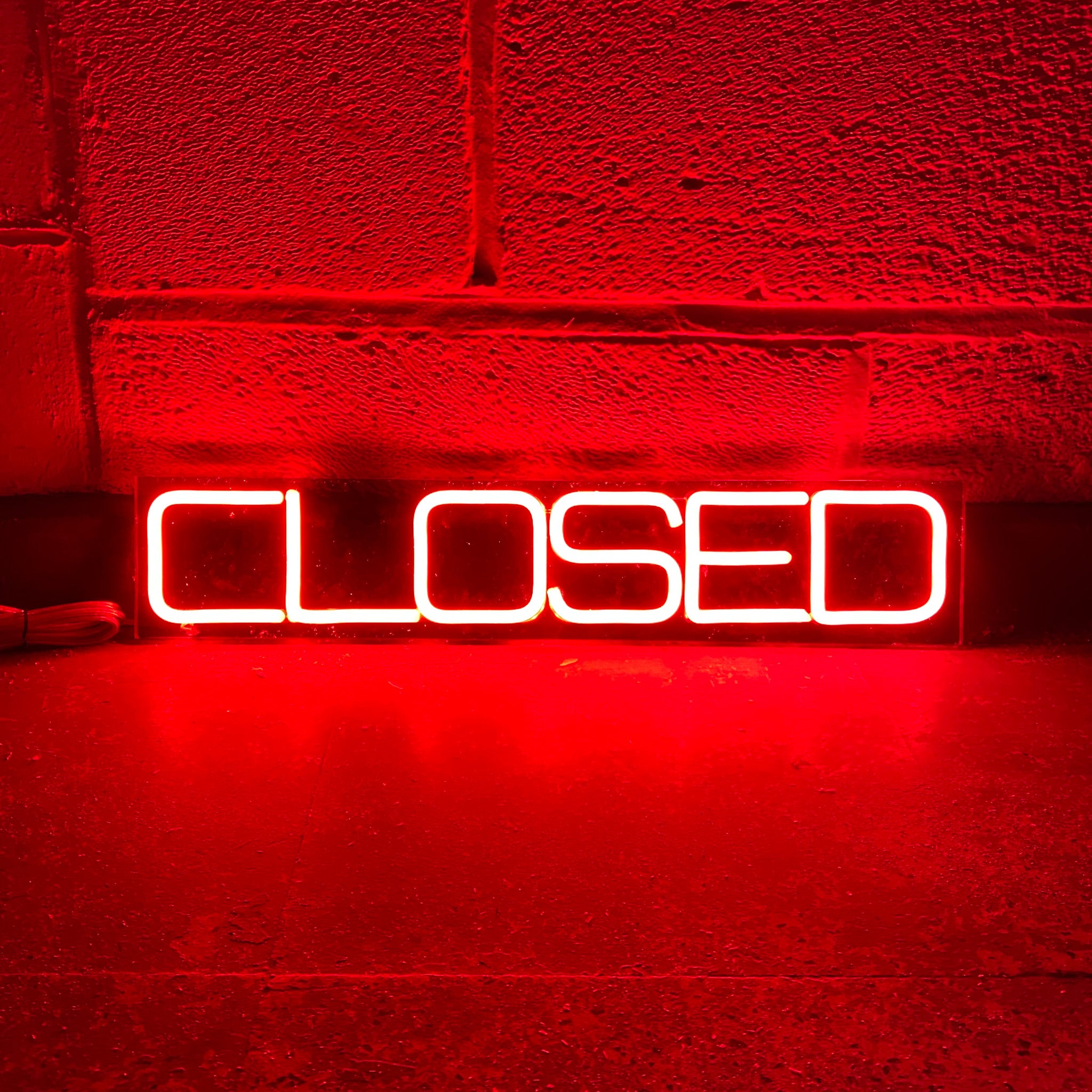 Closed RS LED Neon Sign