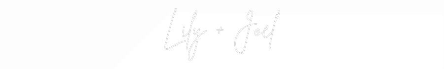 Custom Neon Sign Online Editor Lily + Joel