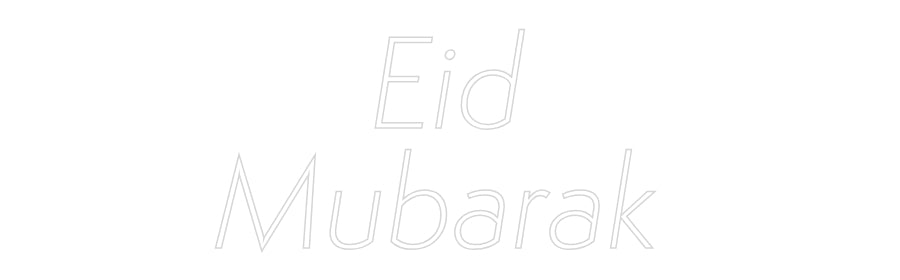 Custom Neon Sign Online Editor Eid
Mubarak