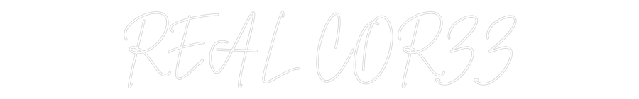 Custom Neon Sign Online Editor REAL CORZZ