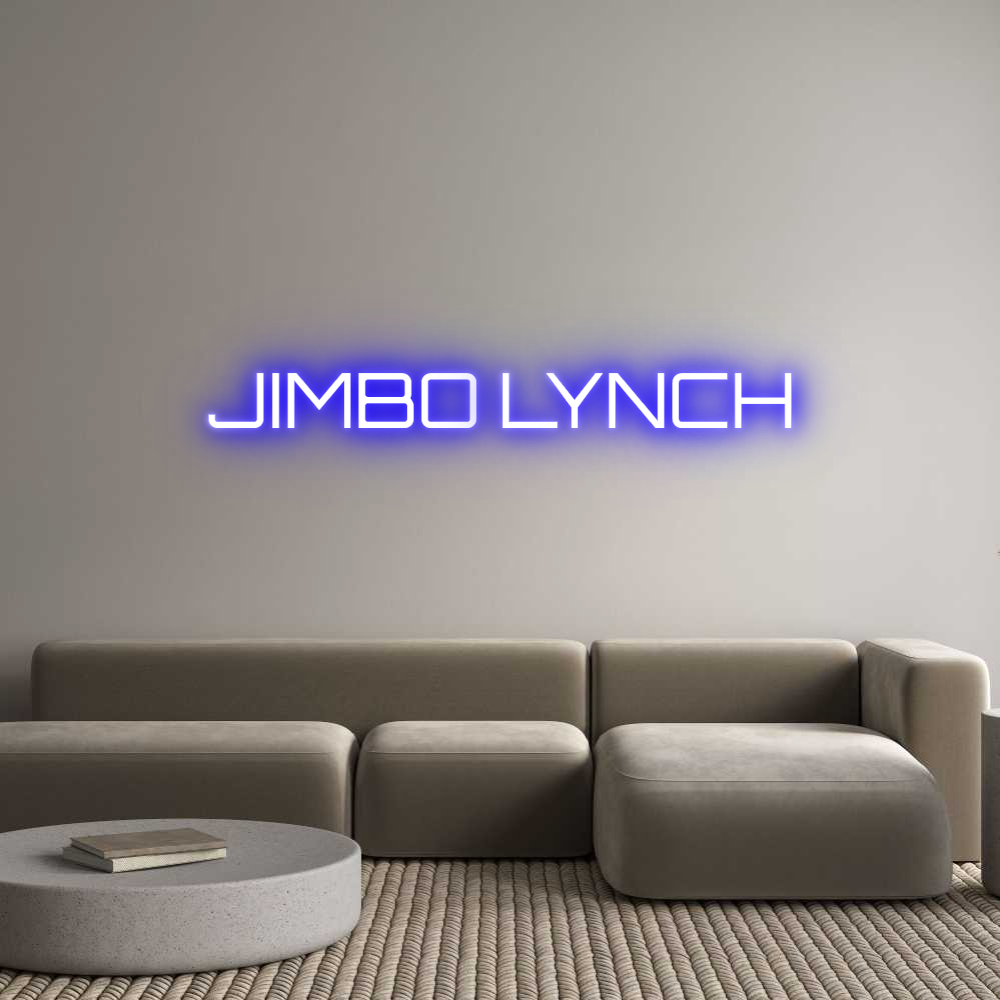 Custom Neon Sign Online Editor JIMBO LYNCH
