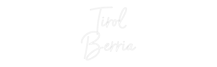 Custom Neon Sign Online Editor Tirol
Berria