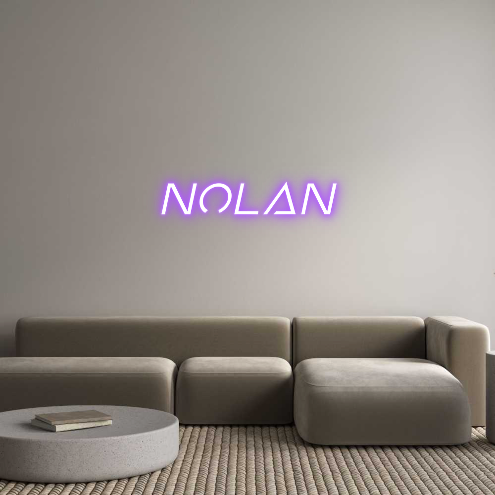Custom Neon Sign Online Editor Nolan