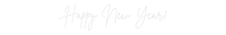Custom Neon Sign Online Editor Happy New Year!