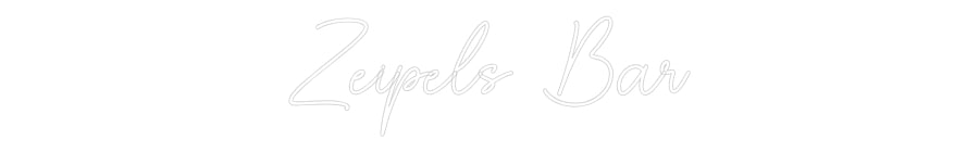 Editor en línea de letreros de neón personalizados Zeipels Bar