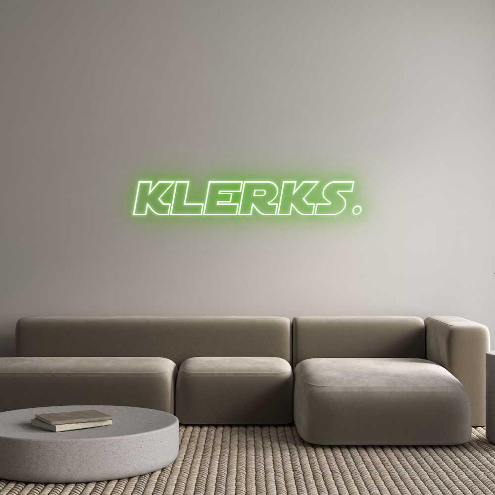 Custom Neon Sign Online Editor Klerks.