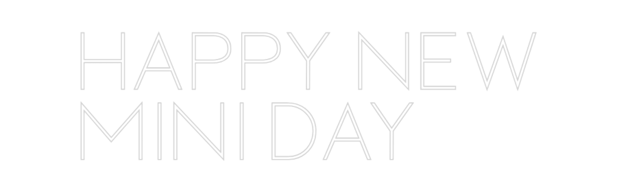 Custom Neon Sign Online Editor HAPPY NEW
MI...