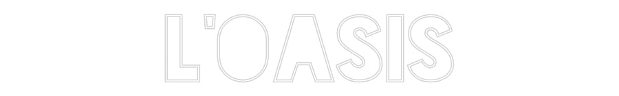 Custom Neon Sign Online Editor L’OASIS