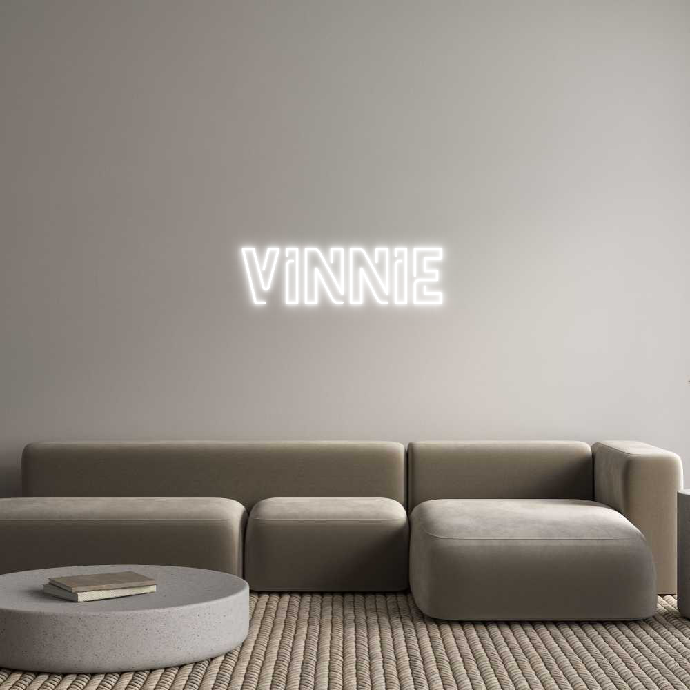 Custom Neon Sign Online Editor Vinnie